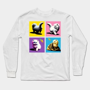 Cymric Pop Art - Cute Kitties Long Sleeve T-Shirt